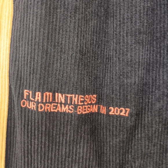 Elfric Eden Colorblock Patchwork Corduroy Pants - Picture 4 of 9